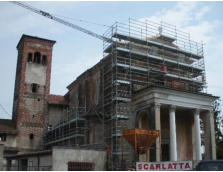 Restuaro della Chiesa del Carmine in Mottalciata